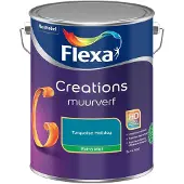 Flexa - Creations Muurverf Extra Mat - Turquoise Holiday - Mengverf - 5 L