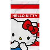 Hello Kitty Strandlaken Red - 70 x 120 cm - Katoen