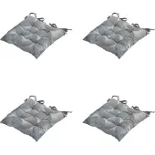 Madison Toscanekussen Napels Rondo Grey Water Reppelent Coating (46x 46 cm)