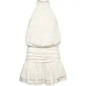 Gina Tricot mini-jurk met ruches en vetersluiting
