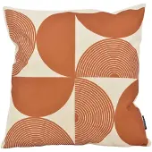 NOVÉE Retro Curve #2 Kussenhoes | 45 x 45 cm | Katoen/Linnen | Sierkussenhoes |