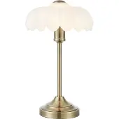 Markslöjd Tafellamp Kurage, brons / oud-messing, Woon-/ Eetkamer, Glas, Tafellamp