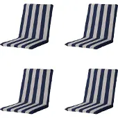 Madison stapelstoelkussen amora - 97x49x5cm set van 4