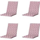 Madison stapelstoelkussen rae - 97x49x5cm set van 4