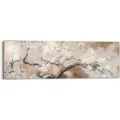 Reinders - Rustic Blossoms - Schilderij 156x52 cm - Beige