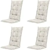 Madison kussen hoge rug napels - 123x50x5cm set van 4