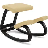 Varier Variable balans kniestoel Geel/Zwart Tonal