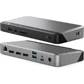 Alogic DUPRMX3-WW Dockingstation USB-C, triple 4K, PD100W, Prime MX3