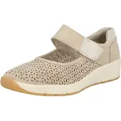Softline Ballerina met riempjes beige