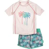 Playshoes UV-bescherming ecru / turquoise / opaal / zalm roze