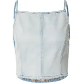 Levi's Top 'Square Neck Tank Top' lichtblauw
