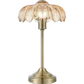 Markslöjd Tafellamp Kurage, brons / oud-messing, Woon-/ Eetkamer, Glas, Tafellamp
