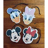 Disney Auto Geurhanger Set 4 Stuks – Mickey, Minnie, Donald & Daisy – Geurverfrisser Auto
