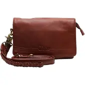 Chabo Bags Overslag Schoudertasje Borneo Style Warm Red