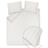 Vandyck Dekbedovertrek Pure Sand Offwhite Katoen-200 x 200 / 220 cm | 2-Persoons