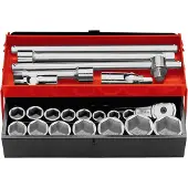 Facom doppen set 3/4' 6 kant 19-55mm - K.441A