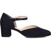 Hassia 1-304092 wijde H Bandschoenen | Maat 7 Dames Blauw
