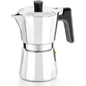 BRA Perfecta, koffiezetapparaat voor Turkse koffie, 0,488 liter, geschikt voor gemalen koffie, roestvrij staal