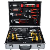 Bgs Gereedschapset in aluminium koffer 129 delig