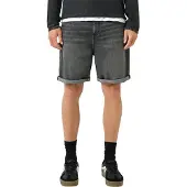 QS denim regular short zwart male | Maat: 36