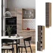 Vicco R-Line Apotheekkast – 30 cm Edel grijs
