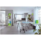Leitz Ordner WOW 1005 80mm karton blauw - 2 stuks