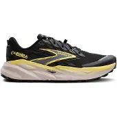 Brooks Cascadia 19 Schoenen Zwart Geel SS26, Maat 45,5 - EUR
