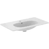 Ideal standard Tesi - Meubelwastafel 83x45 cm, met overloop, 1 kraangat, wit T350901