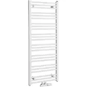 Bruckner Albrecht badkamerradiator 500x1250 mm, middenaansluiting, wit