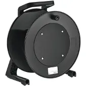Schill GT 310.S0 - Kabelhaspel - Kabeldrum - Cabledrum - Leeg - Kleur: Zwart - Onbreekbaar - Special Gummi