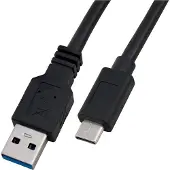 Logilink USB-kabel USB 3.2 Gen1 (USB 3.0 / USB 3.1 Gen1) USB-A stekker, USB-C stekker 0.50 m Zwart CU0167