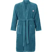 Jan Vanderstorm Comfort Fit Badjas groen, Effen