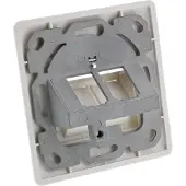 InLine Rahmenset für 2x RJ45 Bu/LSA Einsatz