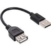 Akyga Usb 2.0 Verlengkabel A(M) - A(F) 0,15M Voor Computer, Verlenging