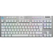 Logitech G915 X LIGHTSPEED toetsenbord Gamen USB + RF Wireless + Bluetooth QWERTZ Duits Wit