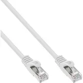 InLine Patchkabel, SF/UTP, Cat.5e, wit, 10m