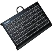 Keysonic 60964 TAS KSK-3011ELC (Duitsland) Super-mini toetsenbord met numeriek keypad, zwart