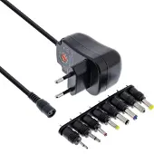 InLine universele voedingsadapter | 3-12V | 12W | 8 pluggen