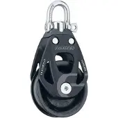 Harken Single Swivel Pulley 80 Mm Zwart
