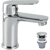 Novaservis Titania Cosmos - Wastafelkraan met waste Click-Clack, chroom 90203,0