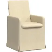 vidaXL Eetstoelen 2 st Stof Crème 57 x 67 x 95 cm