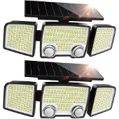 Lumisky Set van 2 zonnesensorprojectoren 800LM RAYLITE