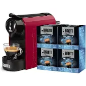 Bialetti 098150540/NP, Espressomachine, 0,5 liter, Koffiekapsels, 1200 W, Zwart, Rood