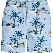 Jack & Jones Zwemshorts 'JPSTMaui' sand / pastelblauw / donkerblauw / rosa