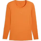 Puma teamLIGA26 Ondershirt Lange Mouwen Oranje