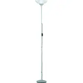 TRIO Reality leuchten r4302-87 lampadaire 1 x e27 titane/abat-jour blanc
