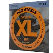 Daddario EPS540 PROSTEELS ELECTRIC GUITAR STRINGS LIGHT TOP/HEAVY BOTTOM 10-52