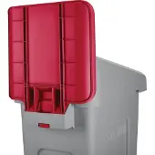 Rubbermaid Paneel Slim Jim Recyclestation rood