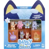Bluey - Bluey Fuzzies - Deluxe Speelfigurenpakket (8 speelfiguren)