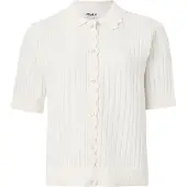 ONLY Gebreid vest 'ONLElma' wolwit